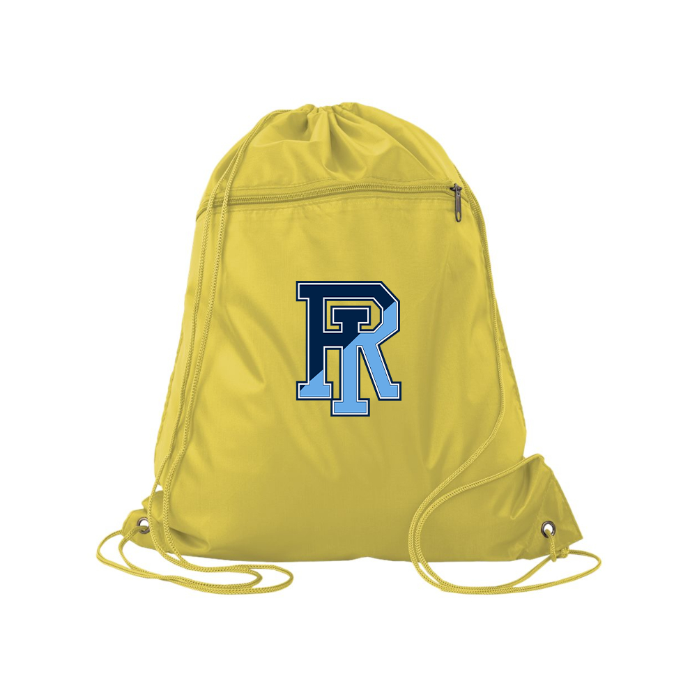Rhode Island Rams Logo Q-Tees - Polyester Cinchpack