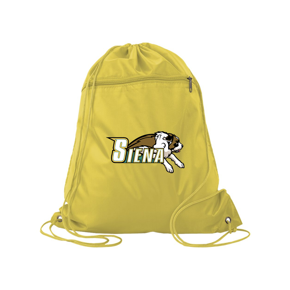 Siena Saints Logo Q-Tees - Polyester Cinchpack