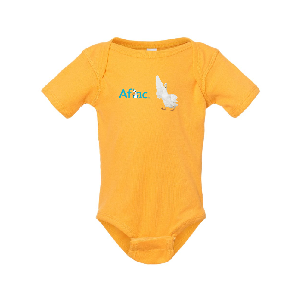 Aflac Logo and Duck  Rabbit Skins Infant Baby Rib Bodysuit