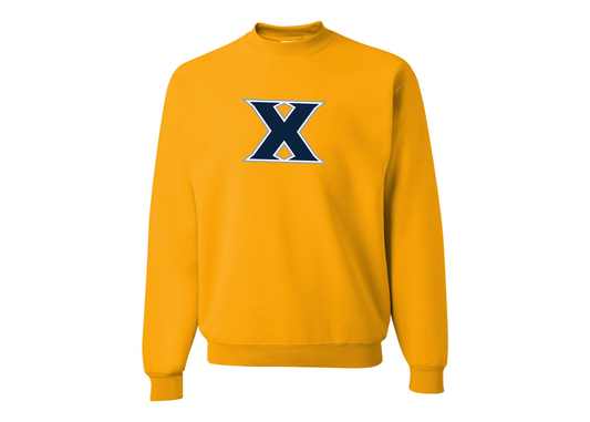 Men's Xavier Musketeers JERZEES NuBlend Crewneck Sweatshirt