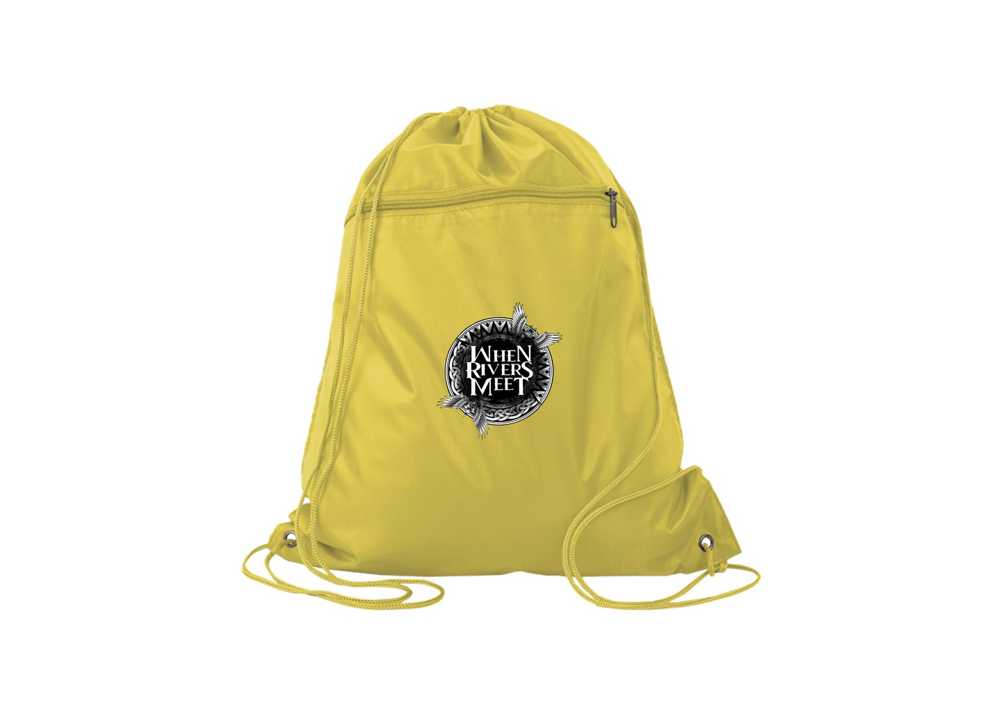 When Rivers Meet Q-Tees - Polyester Cinchpack