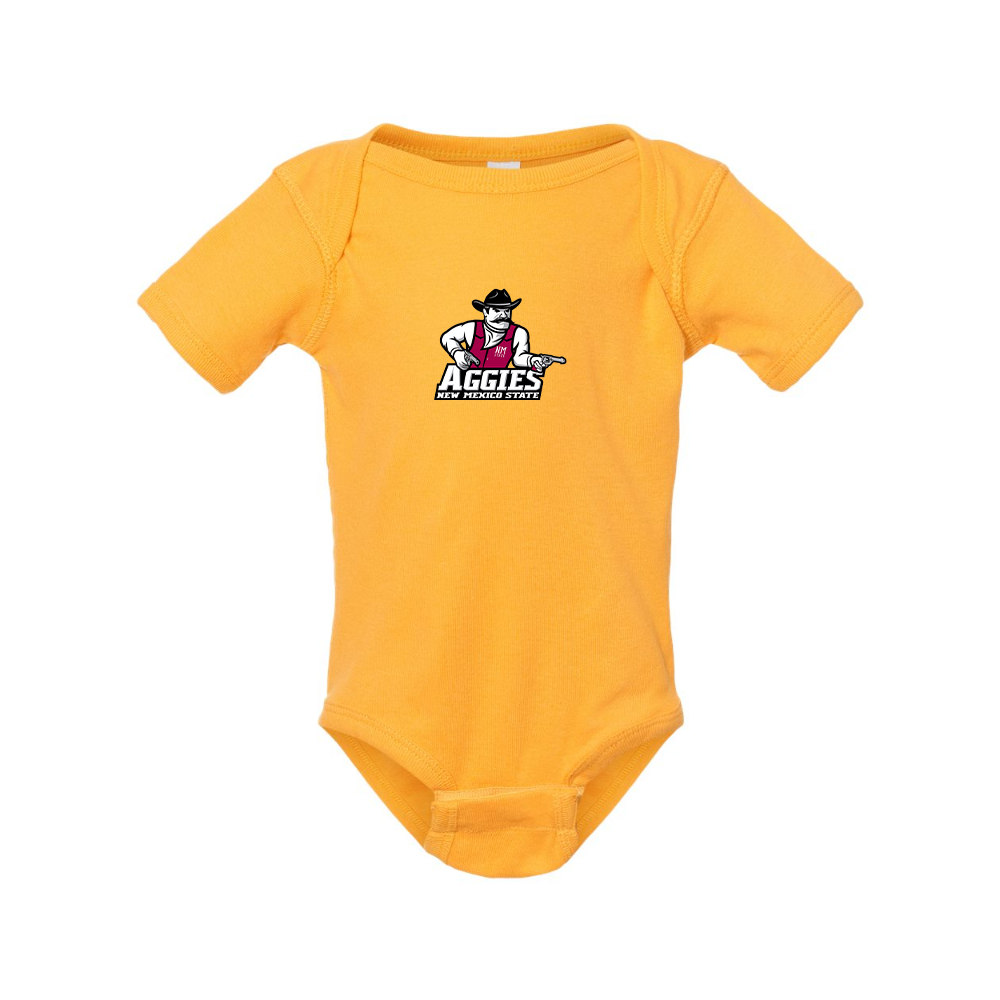 Aggies New Mexico State Logo  Rabbit Skins Infant Baby Rib Bodysuit