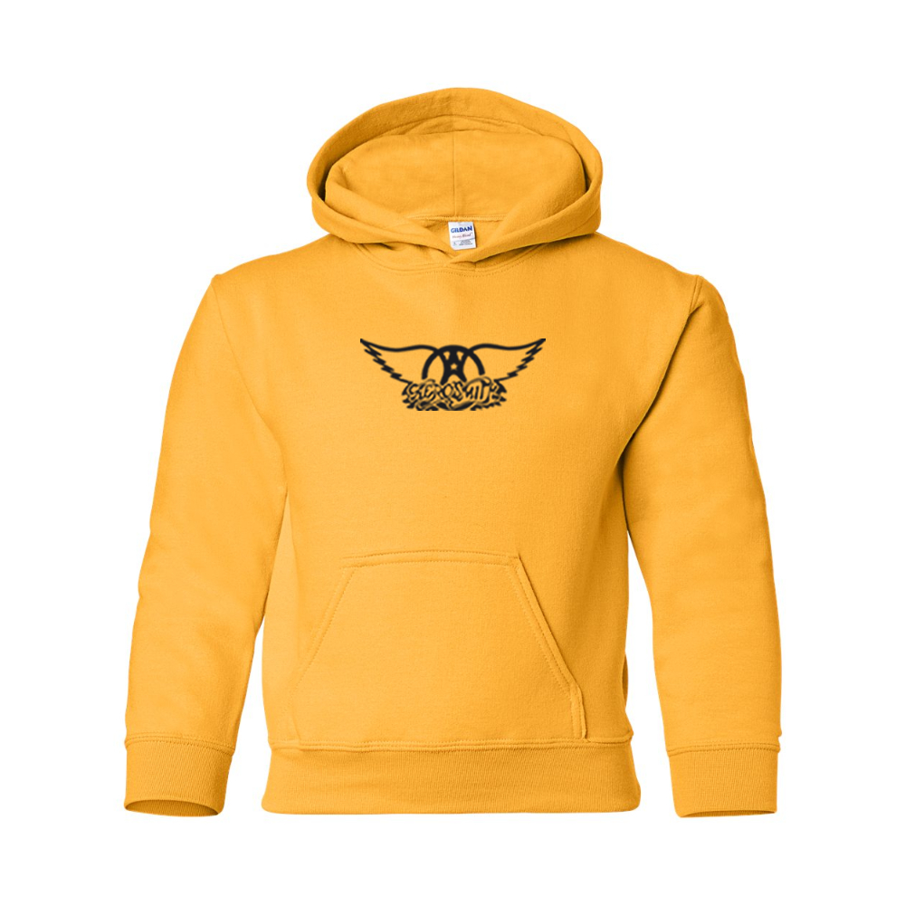 Youth Aerosmith Logo Gildan Heavy Blend  Hooded Sweatshirt