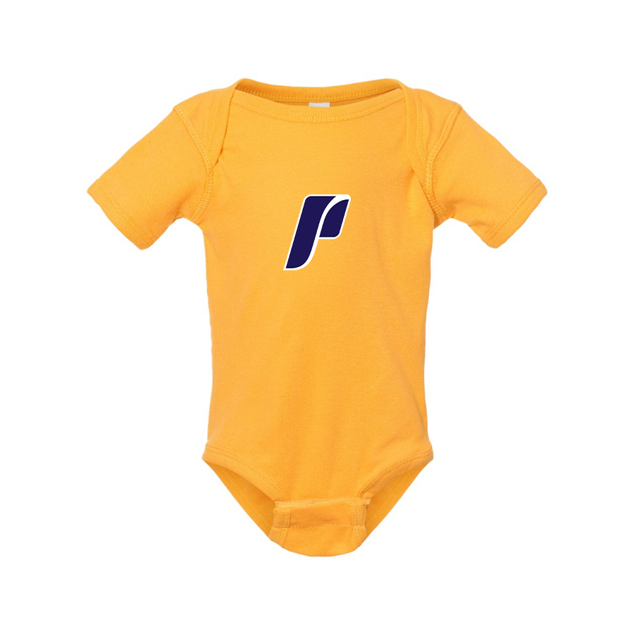 Portland Pilots Logo  Rabbit Skins Infant Baby Rib Bodysuit