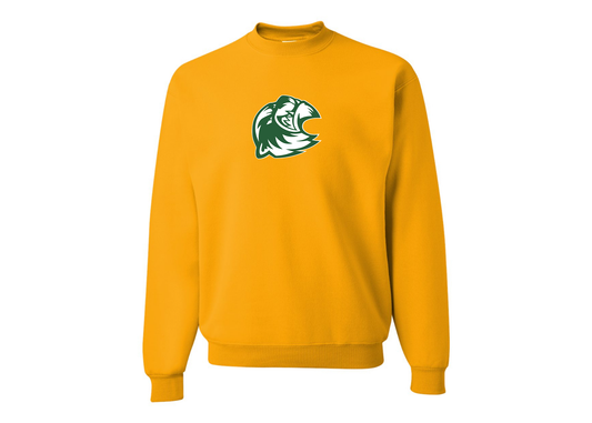 Men's Utah Valley Wolverines JERZEES NuBlend Crewneck Sweatshirt