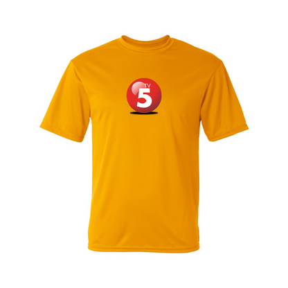 Men's ABC TV5 Logo Polyester T-Shirt