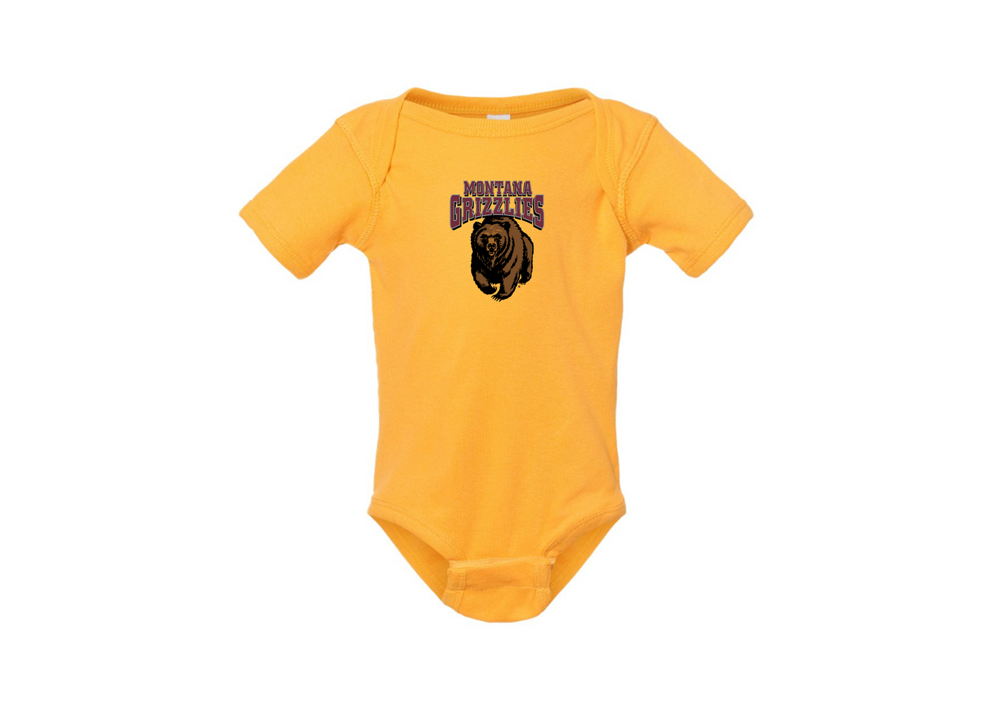 Montana Grizzliesl Rabbit Skins Infant Baby Rib Bodysuit