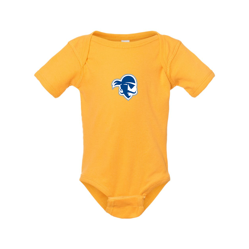 Seton Hall Pirates Logo  Rabbit Skins Infant Baby Rib Bodysuit