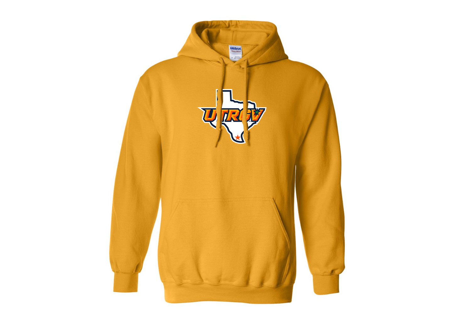 Men's UTRGV Vaqueros Gildan Heavy Blend Hooded Sweatshirt