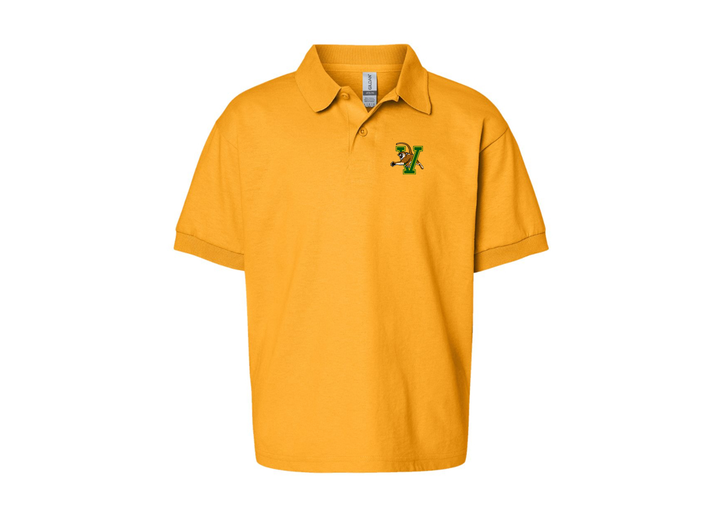 Youth Vermont Catamounts Dry Blend Jersey Polo