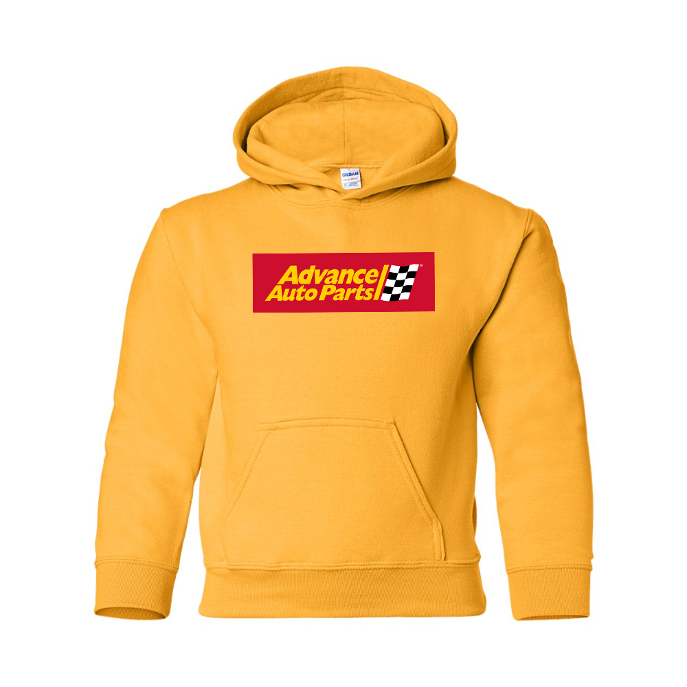 Youth Advance Auto Parts Logo Gildan Heavy Blend  Hooded Sweatshirt