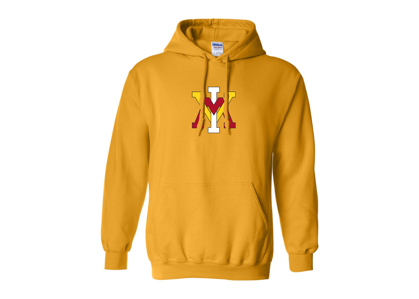 Men's VMI Keydets Gildan  Heavy Blend Hooded Sweatshirt