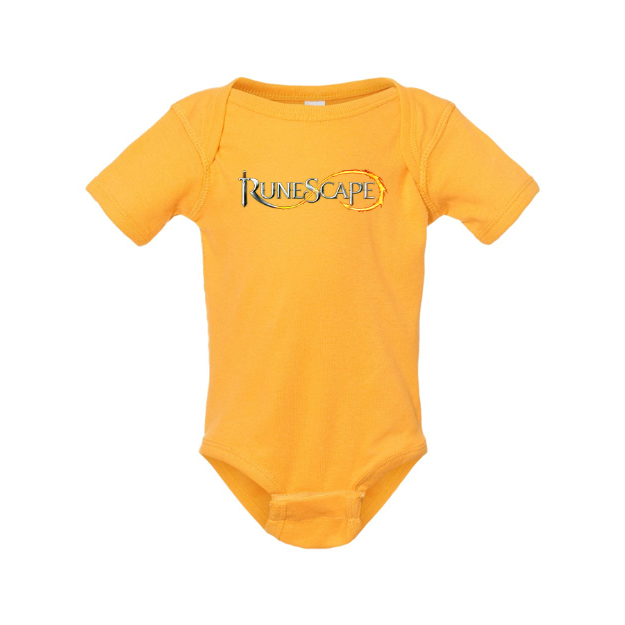 Runescape Logo Rabbit Skins Infant Baby Rib Bodysuit