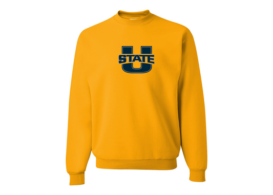 Men's Utah State Aggies JERZEES NuBlend Crewneck Sweatshirt