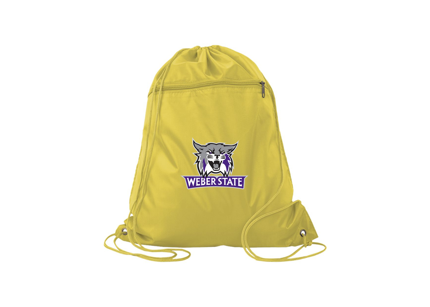 Weber State Wildcats Q-Tees - Polyester Cinchpack