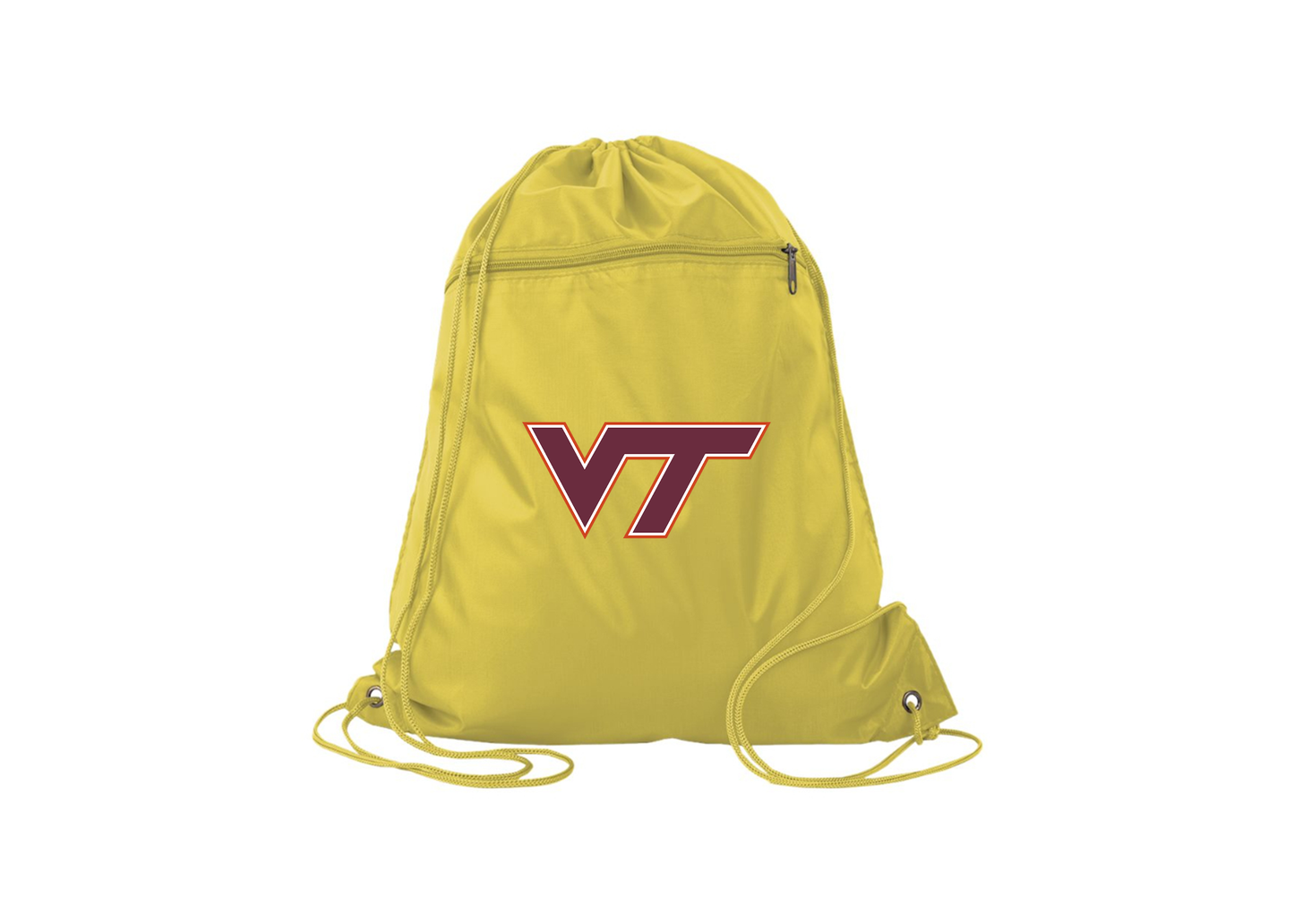 Virginia Tech Hokies Q-Tees - Polyester Cinchpack