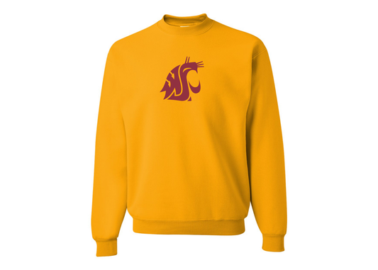 Men's Washington State Cougars JERZEES NuBlend Crewneck Sweatshirt