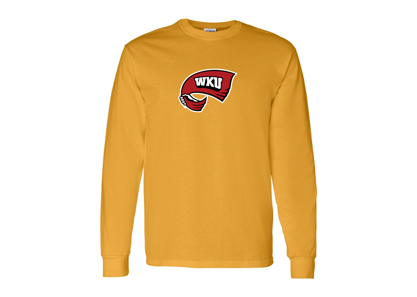 Men's Western Kentucky Hilltoppers Gildan Heavy Cotton Long Sleeve T-Shirt