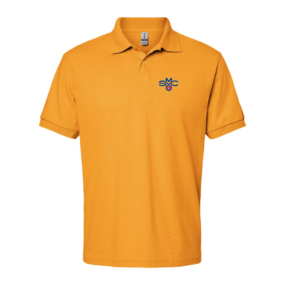 Men's Saint Marys Gaels Logo Gildan Dry Blend Jersey Polo