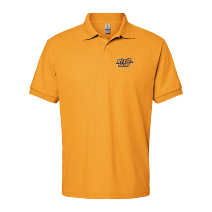 Men's RIT Tigers Logo Gildan Dry Blend Jersey Polo