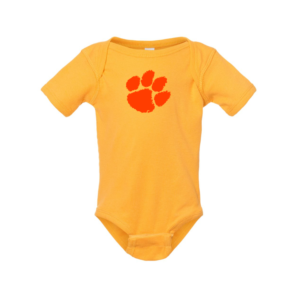 Clemson Tigers  Rabbit Skins Infant Baby Rib Bodysuit