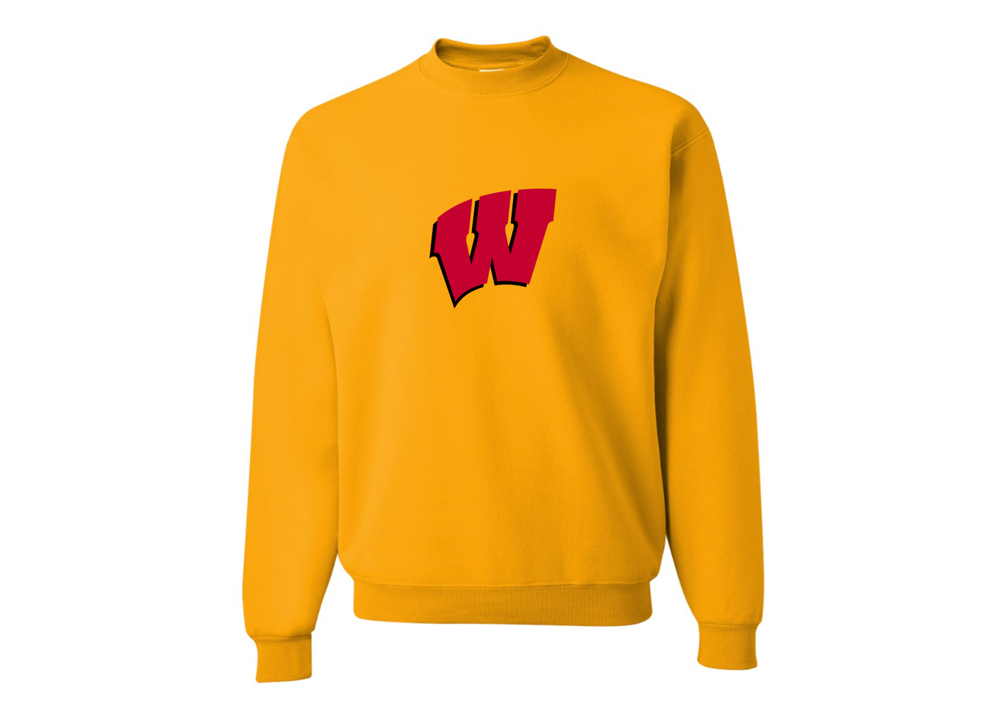 Men's Wisconsin Badgers JERZEES NuBlend Crewneck Sweatshirt