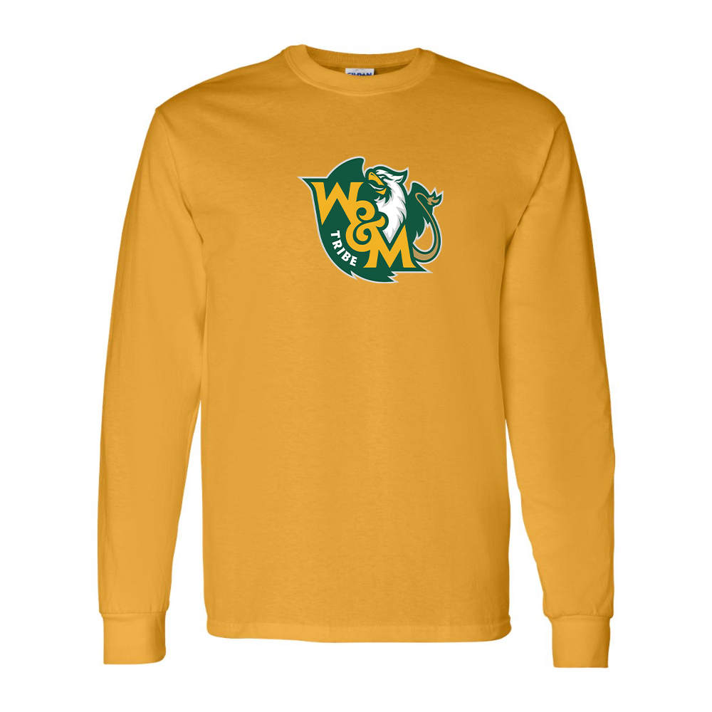 Men's William and Mary Tribe Gildan Heavy Cotton Long Sleeve T-Shirt
