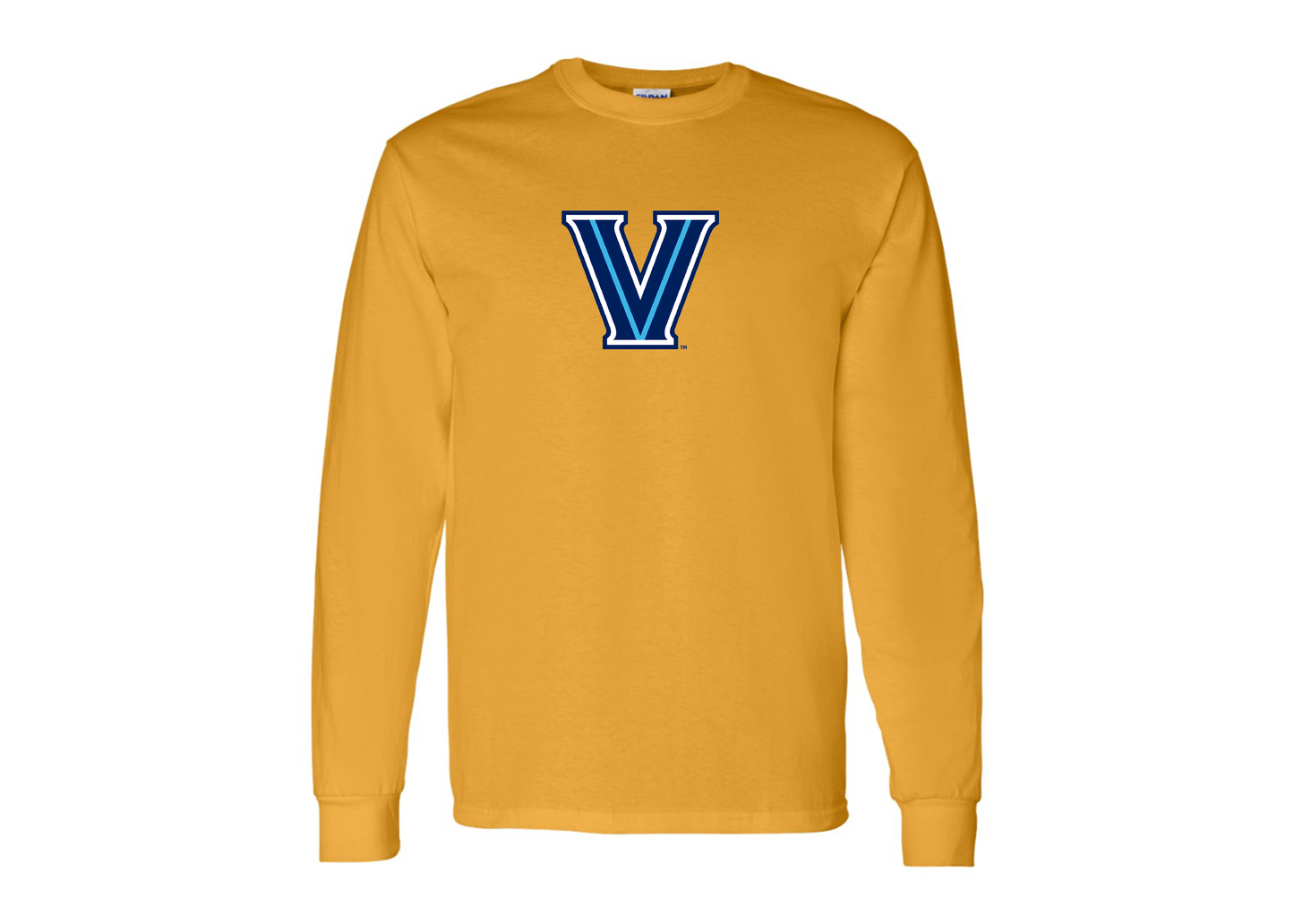 Men's Villanova Wildcats Gildan Heavy Cotton Long Sleeve T-Shirt