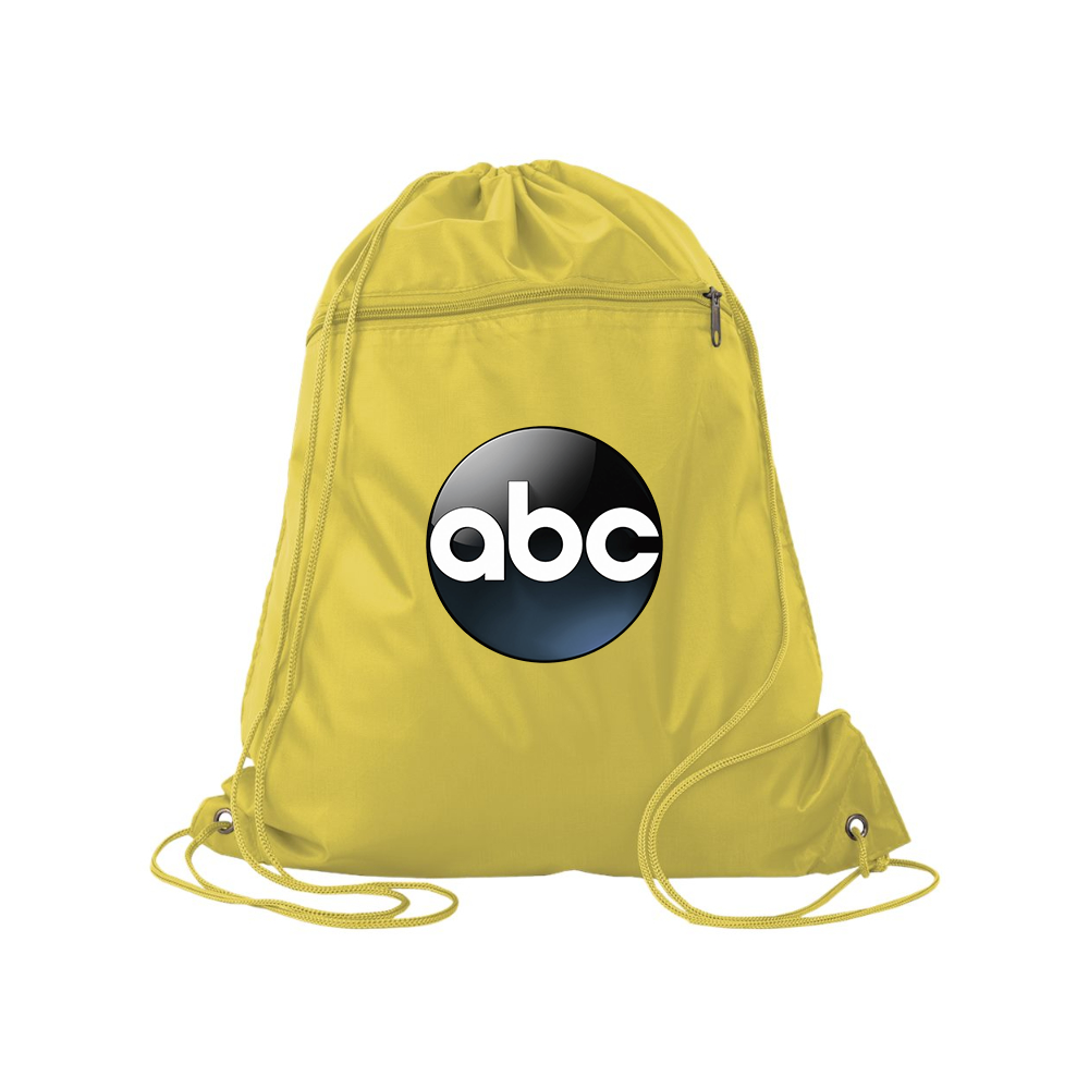 Abc Logo Q-Tees - Polyester Cinchpack