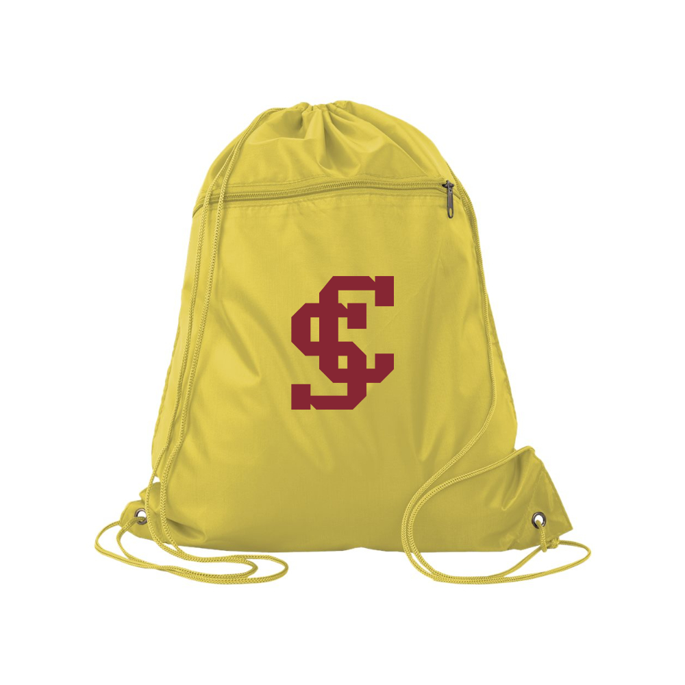 Santa Clara Broncos Logo Q-Tees - Polyester Cinchpack