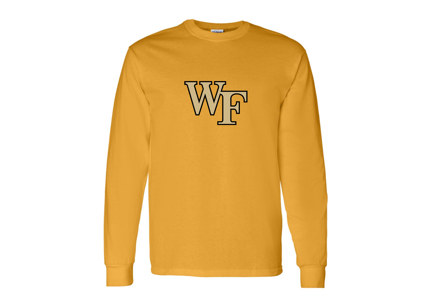 Men's Wake Forest Demon Deacons Gildan Heavy Cotton Long Sleeve T-Shirt