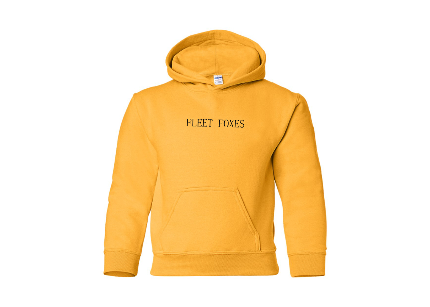 Youth Fleet Foxes Logo Gildan Heavy Blend  Hooded Sweatshirt