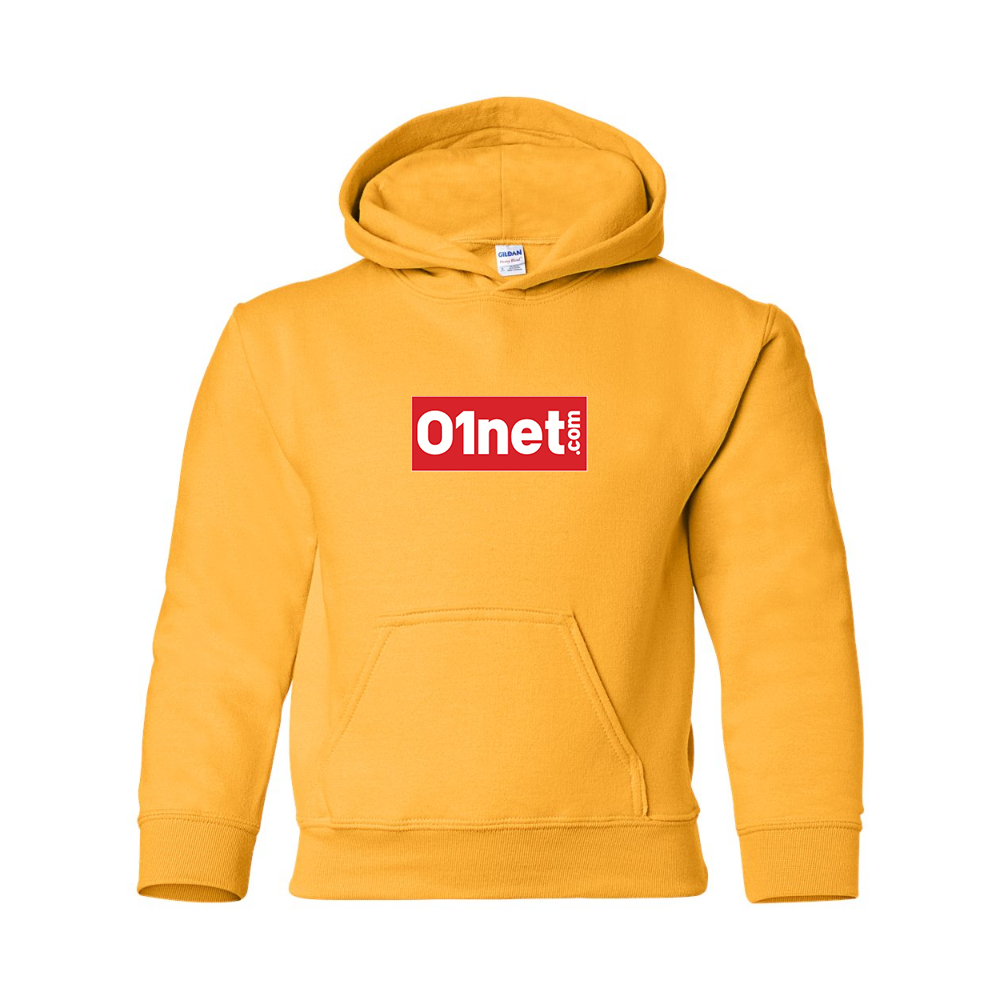 Youth 01net Logo Gildan Heavy Blend  Hooded Sweatshirt