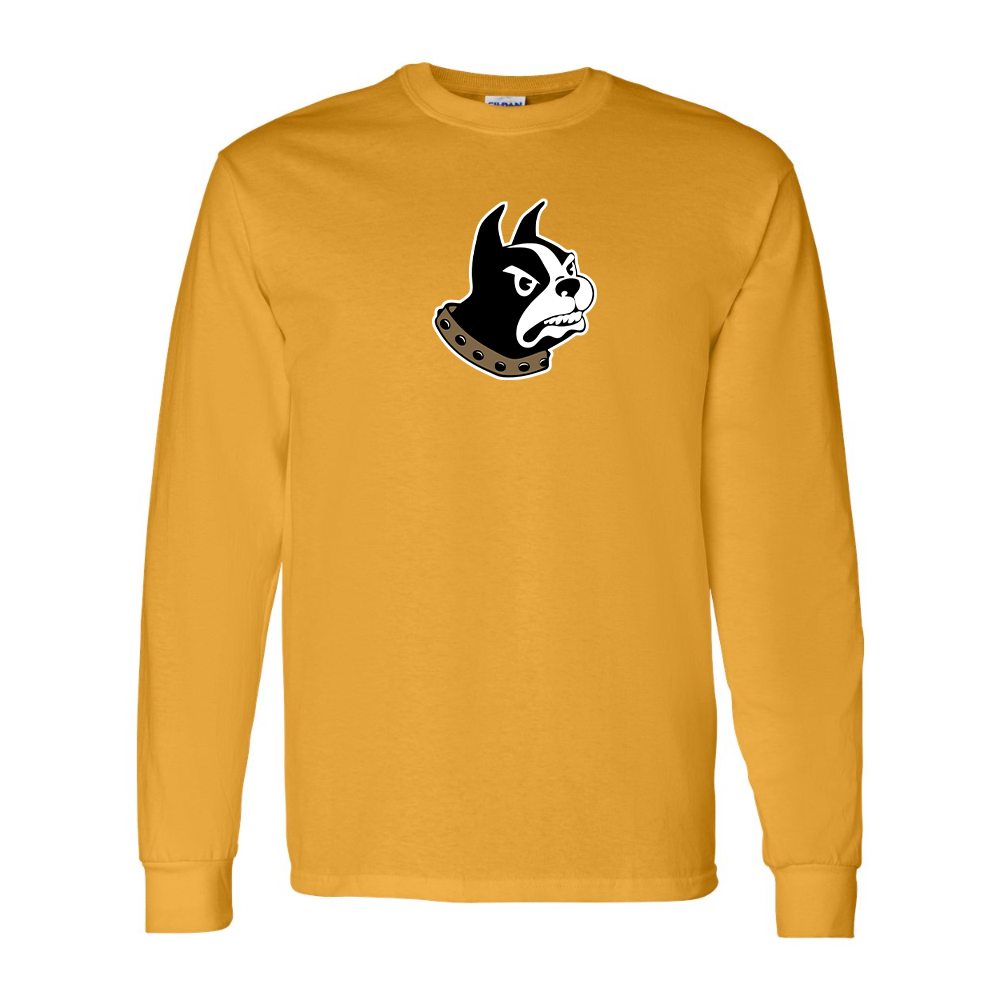 Men's Wofford Terriers Gildan Heavy Cotton Long Sleeve T-Shirt