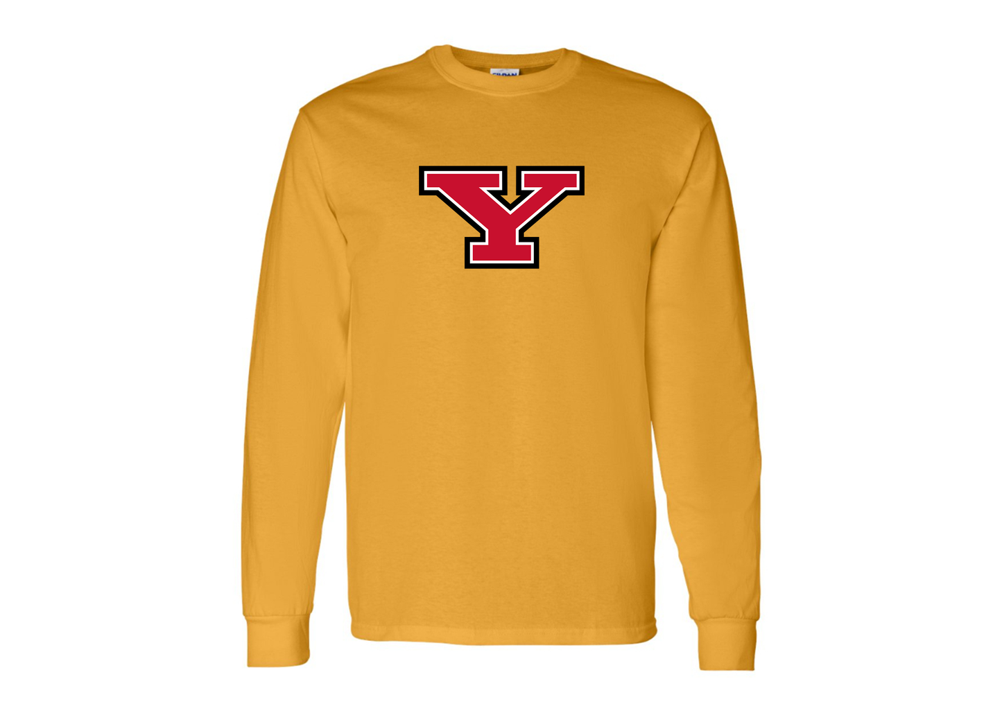 Men's Youngstown State Penguins Gildan Heavy Cotton Long Sleeve T-Shirt