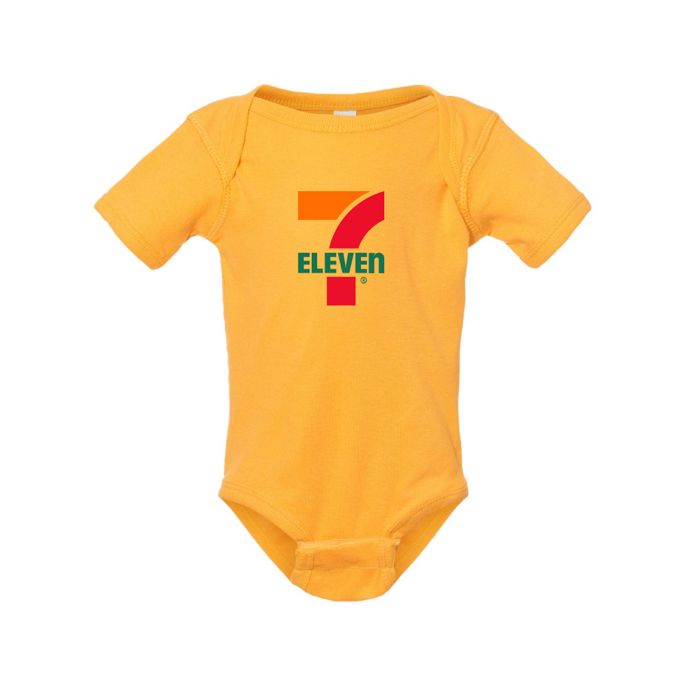 7 Eleven Logo  Rabbit Skins Infant Baby Rib Bodysuit