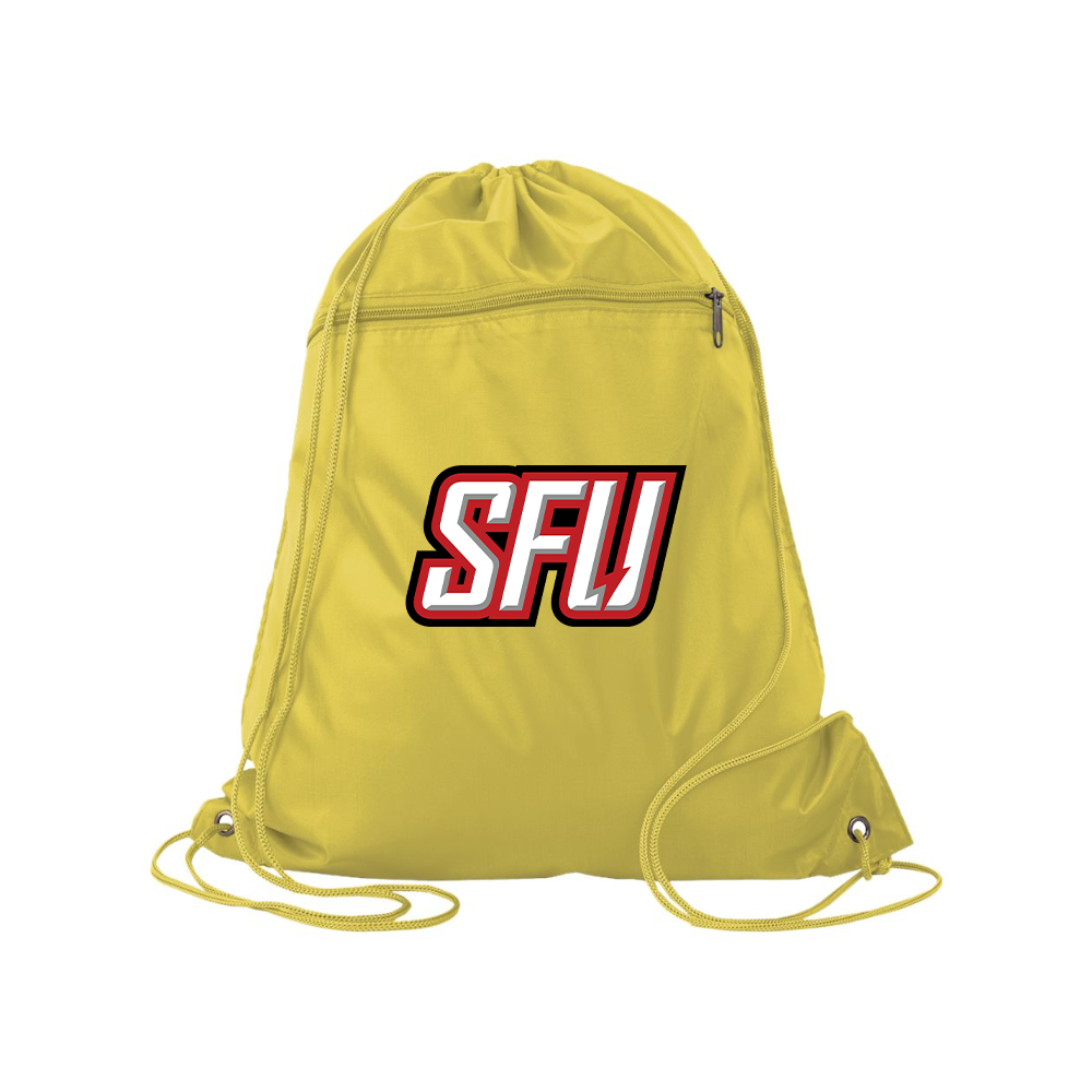 Saint Francis Red Flash Logo Q-Tees - Polyester Cinchpack