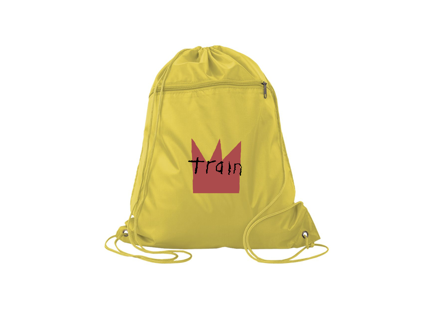 Train Q-Tees - Polyester Cinchpack