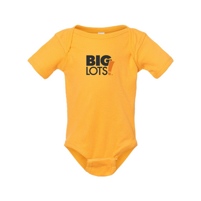 Big Lots Logo Rabbit Skins Infant Baby Rib Bodysuit