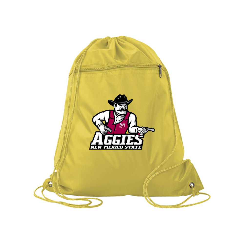 Aggies New Mexico State Logo Q-Tees - Polyester Cinchpack