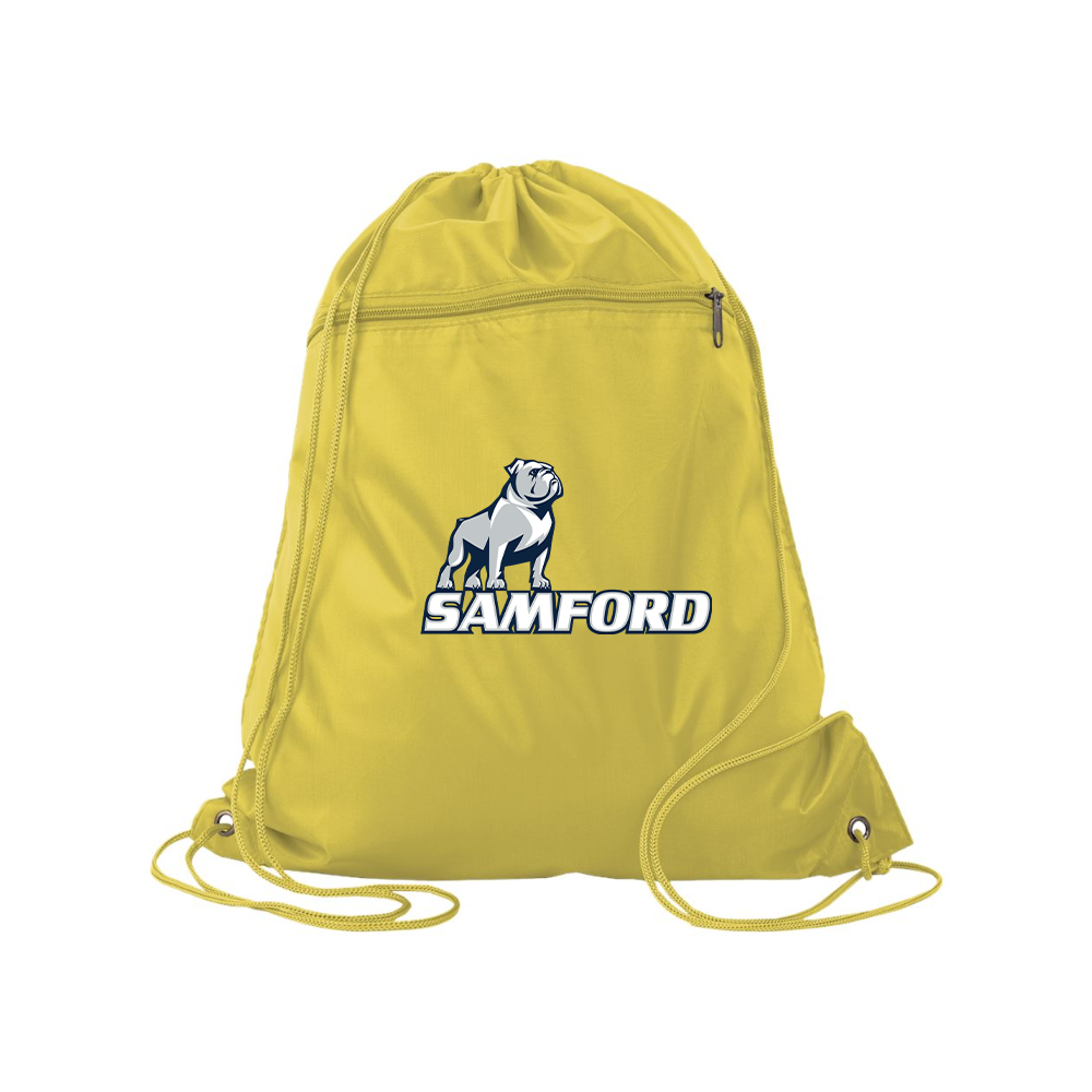 Samford Bulldogs Logo Q-Tees - Polyester Cinchpack