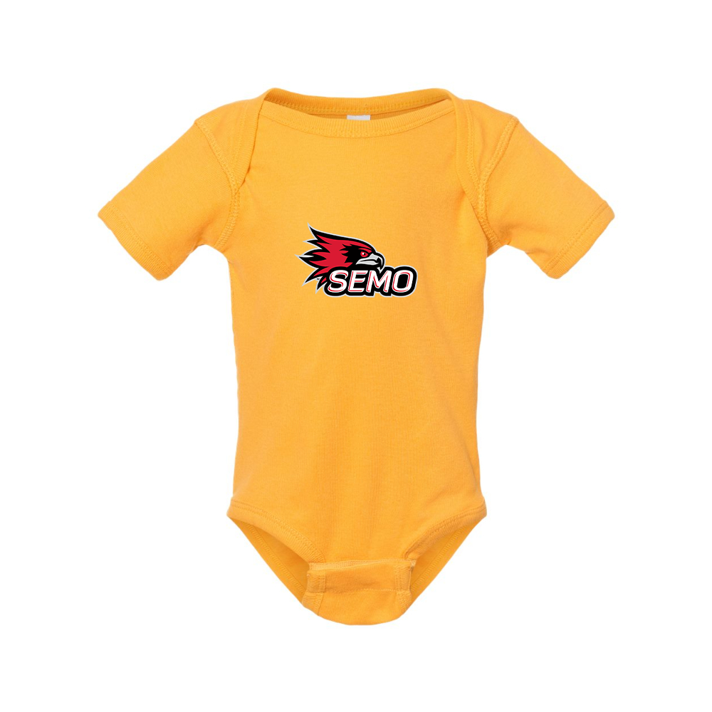 SEMO Redhawks Logo Rabbit Skins Infant Baby Rib Bodysuit