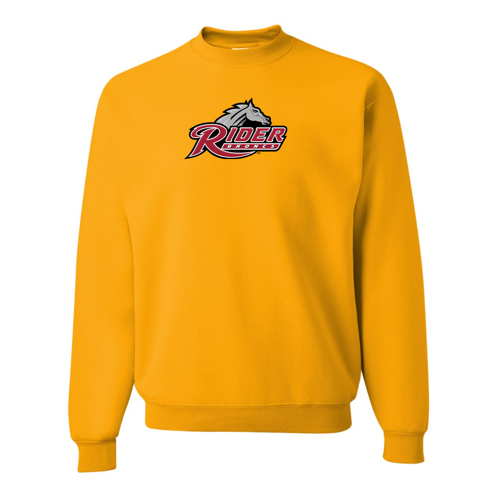 Men's Rider Broncs Logo  JERZEES NuBlend Crewneck Sweatshirt