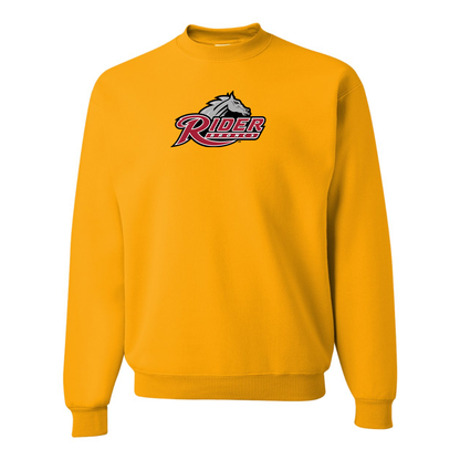 Men's Rider Broncs Logo  JERZEES NuBlend Crewneck Sweatshirt