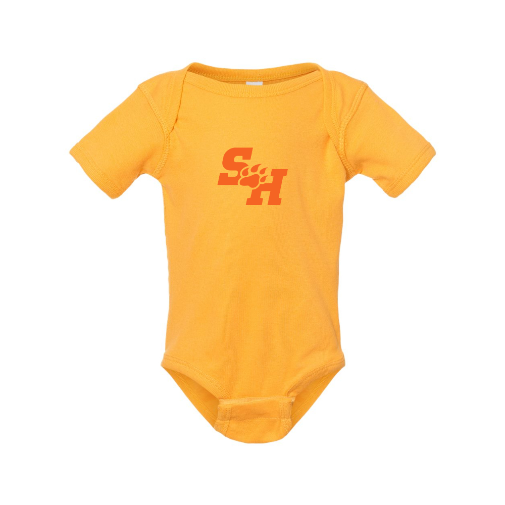 Sam Houston State Bearkats Logo Rabbit Skins Infant Baby Rib Bodysuit
