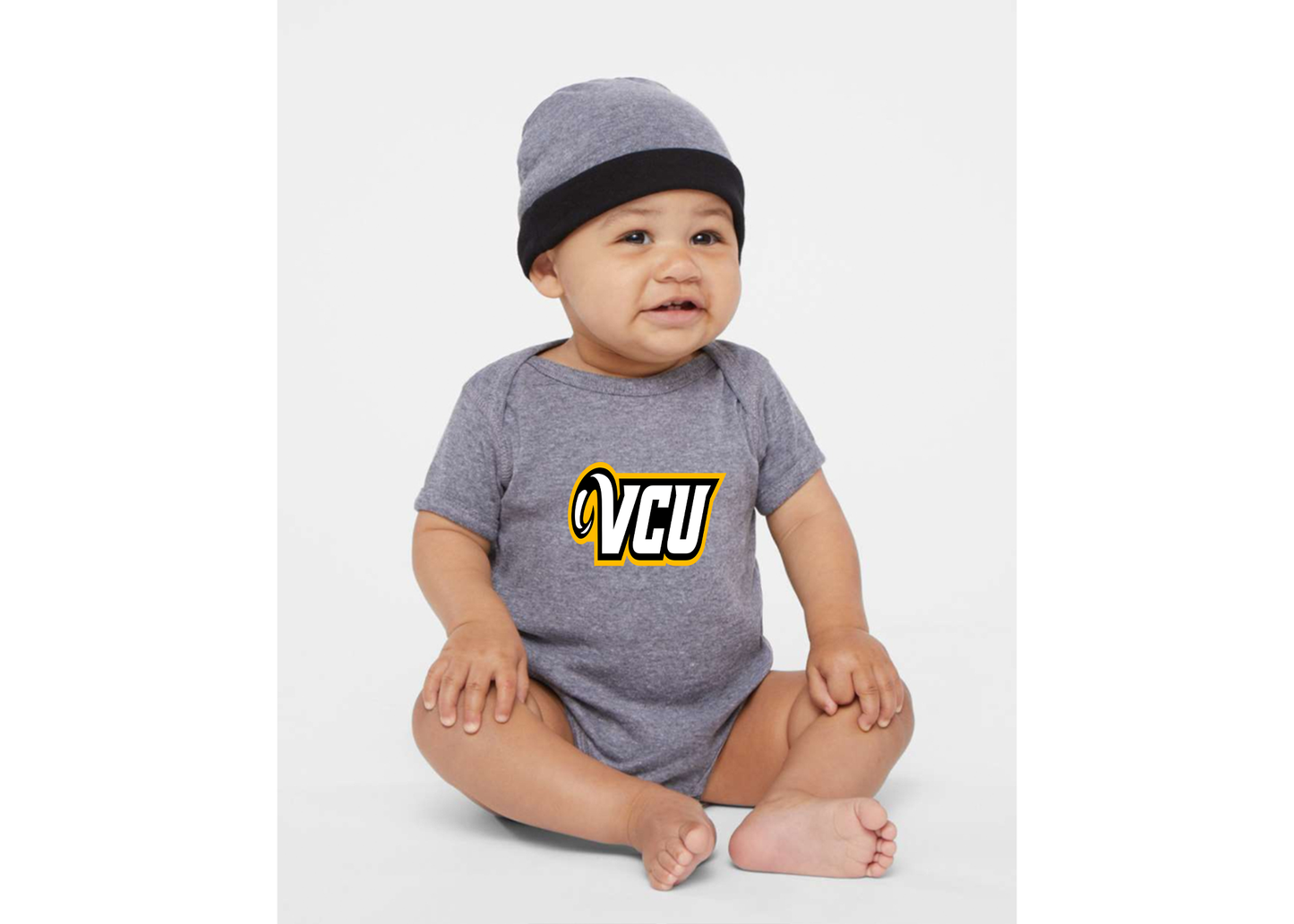 Virginia Commonwealth Rams Rabbit Skins Infant Baby Rib Bodysuit