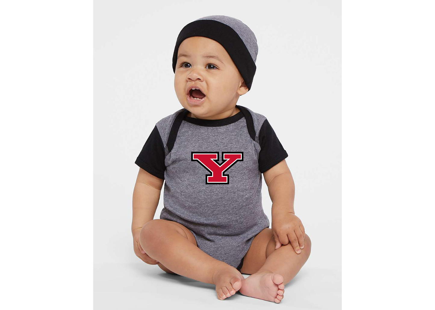 Youngstown State Penguins Rabbit Skins Infant Baby Rib Bodysuit