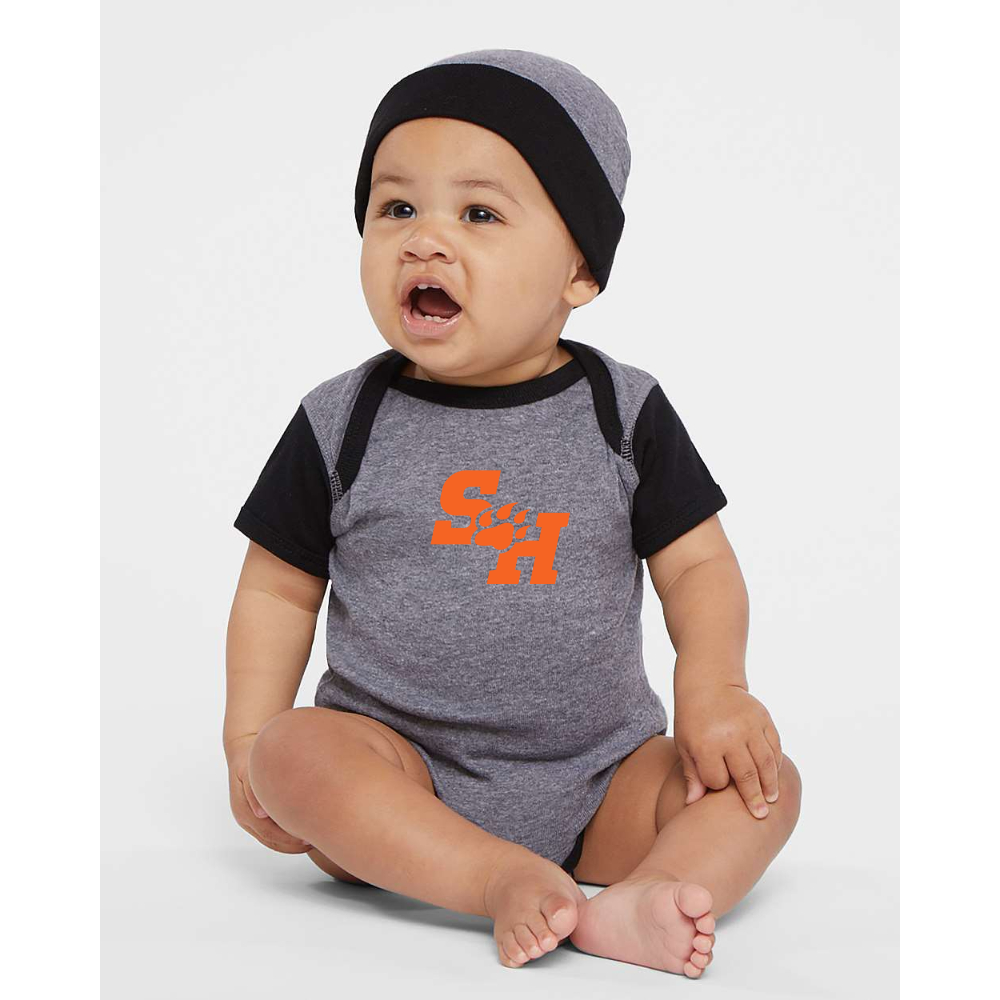 Sam Houston State Bearkats Logo Rabbit Skins Infant Baby Rib Bodysuit