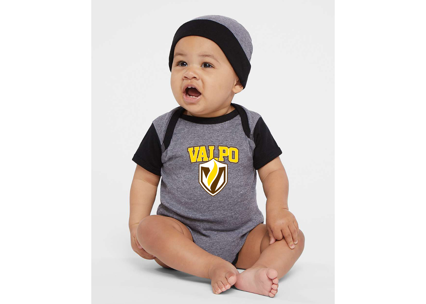 Valparaiso Crusaders Rabbit Skins Infant Baby Rib Bodysuit