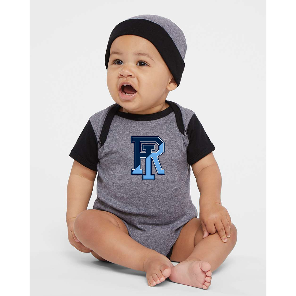Rhode Island Rams Logo Rabbit Skins Infant Baby Rib Bodysuit